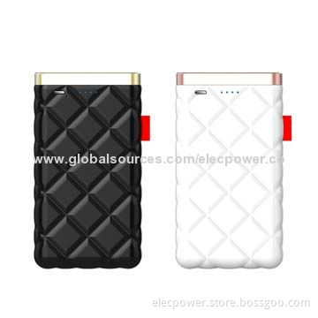 4,000mAh Capacity, Li-polymer Battery, 5V 1A&2.1A, Charger for iPhone, Samsung, Tablet New Launch